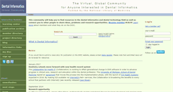 Desktop Screenshot of dentalinformatics.org