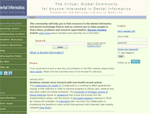 Tablet Screenshot of dentalinformatics.org